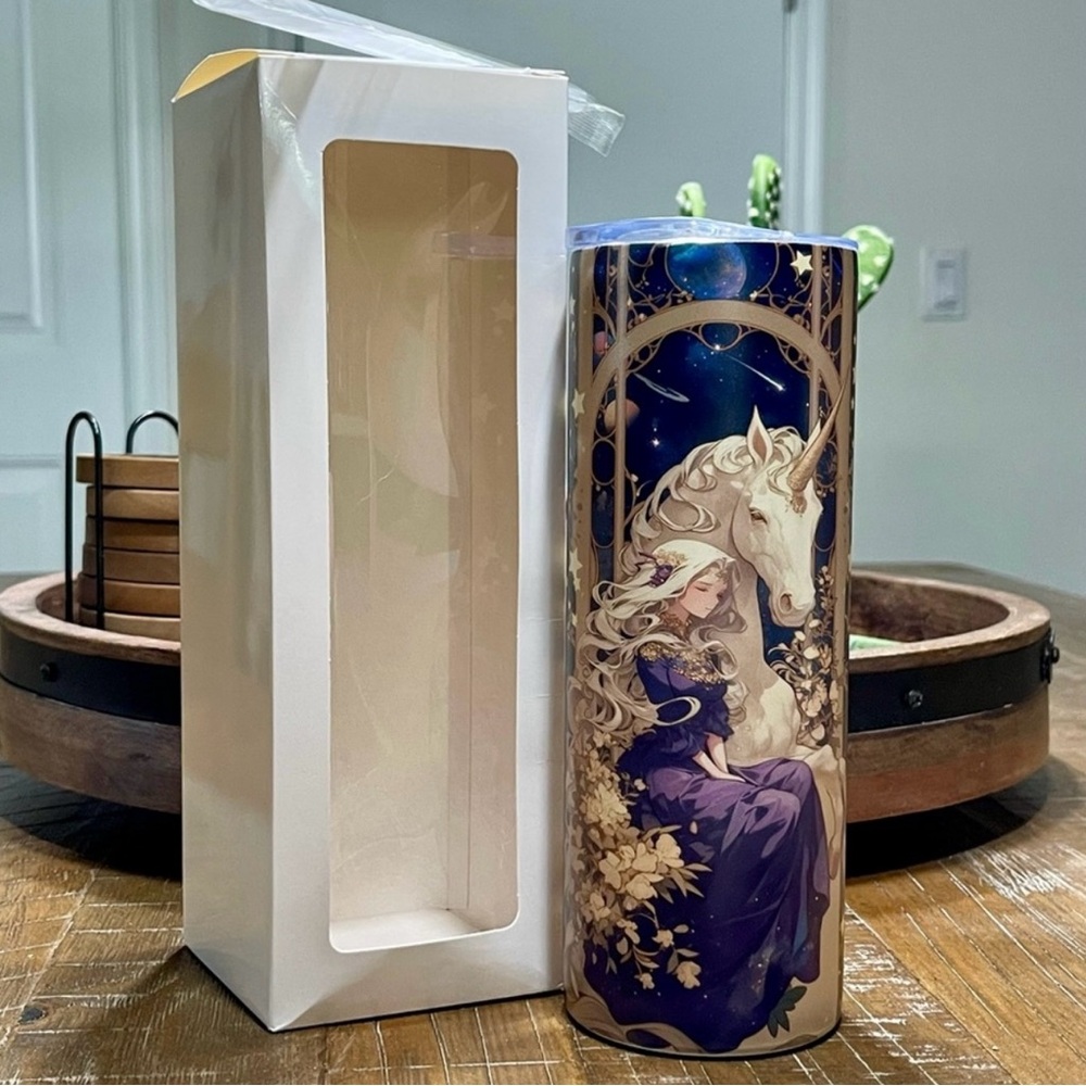 The Last Unicorn Tumbler 20oz. Stainless Steel - Picture 2 of 4